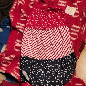 Girls stars and stripes sleevless dress size 6x